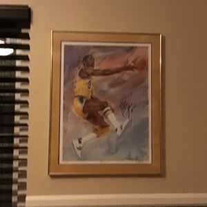 Basketball Player Framed Art Print
